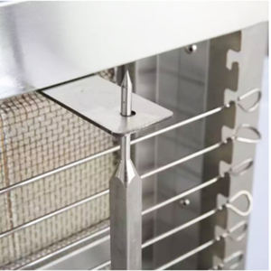 COMMERCIAL 2 BRÛLEUR GAZ PROPANE Tournant Vertical Poulet de chair Shawarma Gyro Doner Grill Kebab Tacos <span class=keywords><strong>Al</strong></span> Pastor Machine - Product Image 6