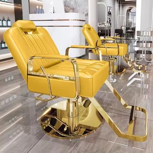 Fauteuil de coiffure haut de gamme 2026 pour salon de coiffure, équipement de barbier, chaise inclinable pour shampoing, coupe de cheveux, permanente, coloration et détente - Product Image 1