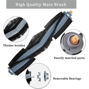 Accessoires pour aspirateur Ecovacs Deebot X1 Omin/TURBO <span class=keywords><strong>T10</strong></span> Omin/X2 <span class=keywords><strong>OMNI</strong></span> X5 PRO <span class=keywords><strong>OMNI</strong></span> : sacs, brosse principale, chiffon, filtre HEPA, pièces détachées - Product Image 5