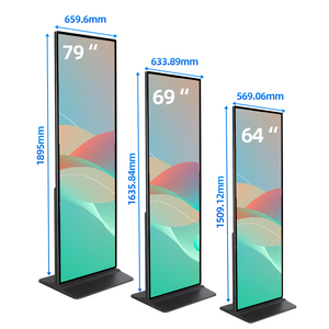 Écran LCD numérique couleur pleine taille 75 85 98 <span class=keywords><strong>pouces</strong></span> pour affichage dynamique et signalisation intérieure, non tactile - Product Image 6