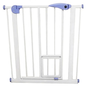 EN1930 металлический забор, лестничные ворота, детский барьер с котом и собакой, Проходная дверь - Product Image 1