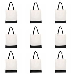 Tas Belanja Tote Polyester Kapasitas Besar untuk Sublimasi, Tas Selempang Belanja yang Dapat Digunakan Kembali untuk Aktivitas Promosi dan Hadiah - Product Image 1