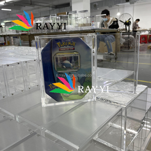 RAY <span class=keywords><strong>Y</strong></span> Istrong - Caja de Exhibición Magnética Ecológica <span class=keywords><strong>y</strong></span> Portátil de Acrílico para Colección de Pokémon, <span class=keywords><strong>Mario</strong></span> <span class=keywords><strong>y</strong></span> <span class=keywords><strong>Luigi</strong></span>, Pikachu, Poncho - Product Image 6