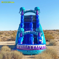 Toboggan gonflable commercial en PVC pour enfants, château gonflable, piscine à eau, parc gonflable