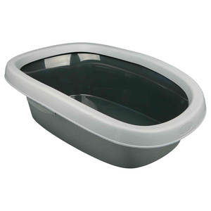 Bandeja Sanitaria para Gatos Carlo 2, 38 x 17 x 58 cm, Gris Claro - Product Image 1