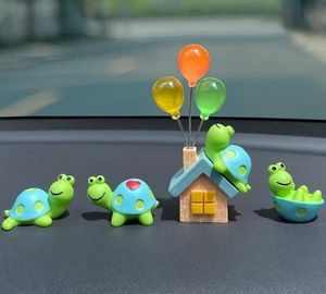 เรซิ่นน่ารัก5แพ็คของขวัญรูป<span class=keywords><strong>เต่า</strong></span>ทะเลสีเขียวขนาดเล็กของขวัญสำหรับปาร์ตี้วันหยุดและของตกแต่ง<span class=keywords><strong>รถ</strong></span>สำนักงาน - Product Image 1