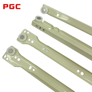 12Inch <span class=keywords><strong>Nylon</strong></span> Con Lăn Kênh Dưới Gắn Tự Đóng Cửa Bóng Ngăn Kéo Trượt Kim Loại Ngăn Kéo Sơn Bột Trượt - Product Image 3