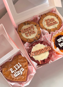 Boîte à biscuits personnalisée en papier alimentaire pour pâtisserie, emballage <span class=keywords><strong>de</strong></span> biscuits en forme <span class=keywords><strong>de</strong></span> cœur, boîte à dessert au <span class=keywords><strong>caramel</strong></span> - Product Image 2