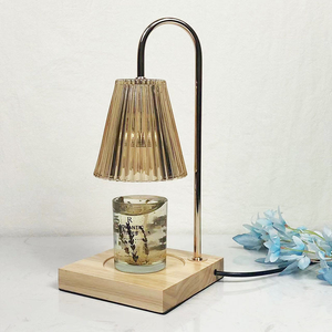 Retro <strong>Lantern</strong> Wax <strong>Candle</strong> Melting Warmer Light Glass Aromatherapy Burner Fragrance Electric <strong>Candle</strong> Warmer Lamp Heater Bedroom - Product Image 6