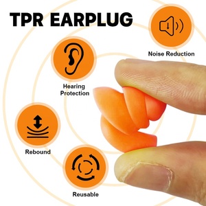 Tapones para los Oídos para Natación, Impermeables y con Cancelación <span class=keywords><strong>de</strong></span> Ruido, Silicona TPR <span class=keywords><strong>de</strong></span> 3 Capas para Protección Auditiva, Estudio y Viajes - Product Image 3