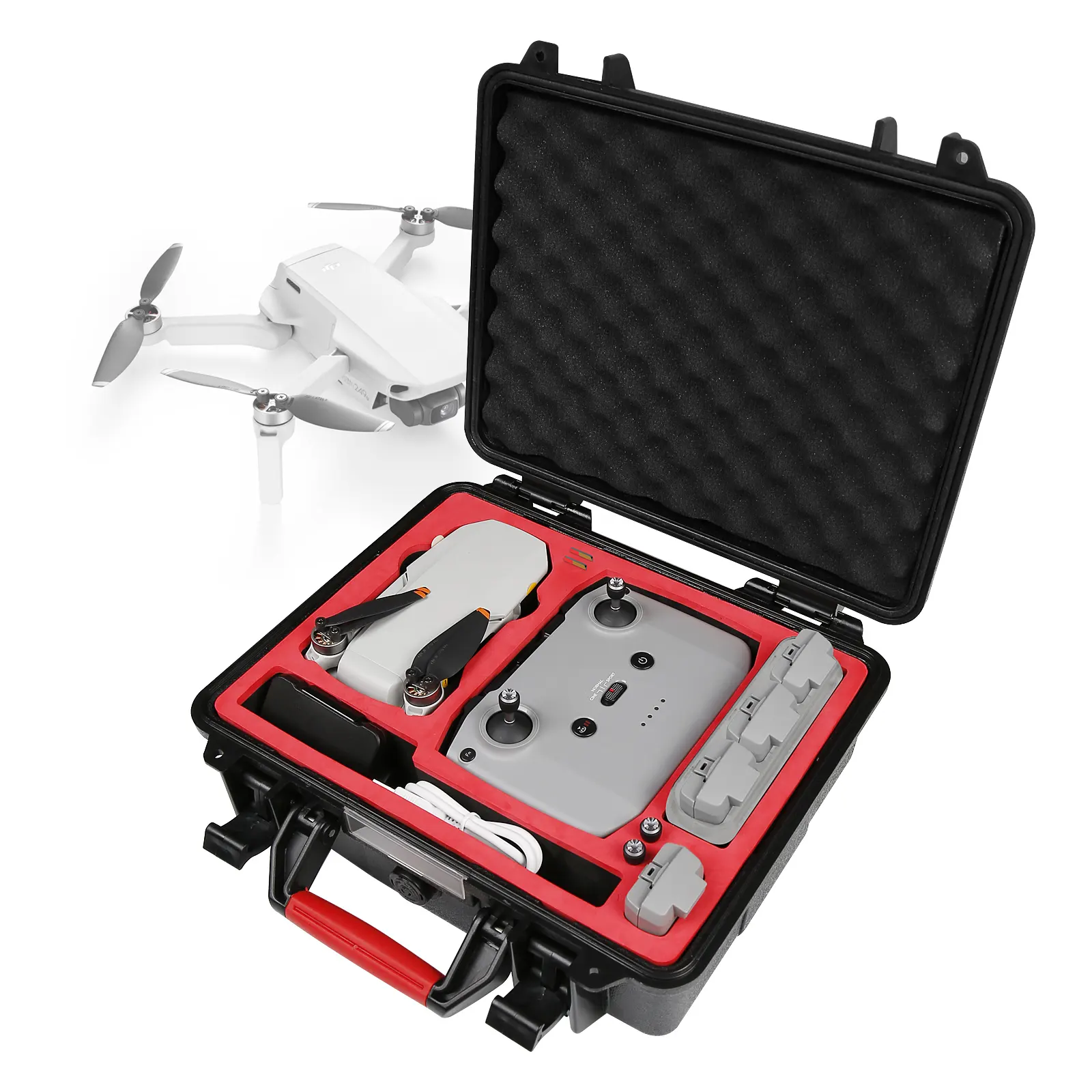 Smatree Waterproof Hard Case Compatible with DJI Mavic Mini 2/DJI Mavic Mini Fly More Combo