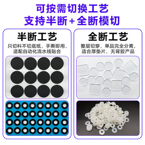Patins de protection pour meubles Jiongcheng EVA, antidérapants, amortissants, ronds et carrés, autocollants, pour pieds de table et de chaise - Product Image 2