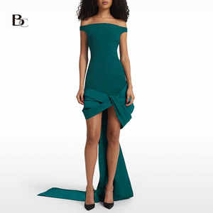 knee length dresses for ladies Safira Ruched Plunge Midaxi Dress in Coral