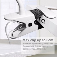 Veilleuse Moderne Flexible et Écologique pour Enfants avec Variateur Tactile, Protection Oculaire, Lampe à Pince en ABS, Alimentation USB-C