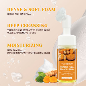 Sữa rửa mặt dạng bọt nghệ tự nhiên 100ml 3.4oz, tạo bọt mạnh, chống nhăn, làm trắng, thảo dược hữu cơ, loại bỏ vết thâm đen - Product Image 2