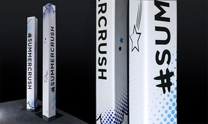 Tùy Chỉnh Đàn Hồi Spandex Vải LED Truss Giai Đoạn Bìa Trắng Đen Trọng Lượng Nhẹ Có Thể Điều Chỉnh Chân Xách Tay Cho Giàn - Product Image 4