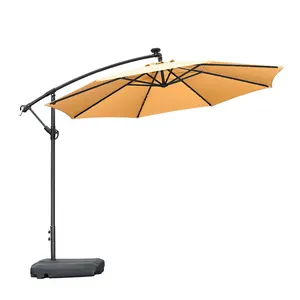 Заводская цена, зонтик от солнца для сада, зонтик от солнца, зонт со светодиодным освещением, зонт для улицы, зонты для патио