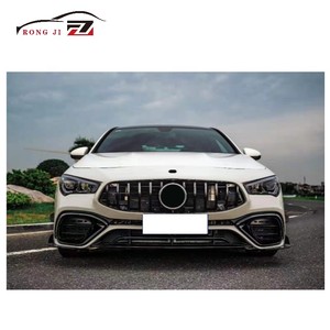 ชุดคิตตัวถังกันชนหน้า/หลังโครเมียม,อุปกรณ์เสริมรถยนต์สำหรับ <span class=keywords><strong>Mercedes</strong></span>-Benz <span class=keywords><strong>Cla</strong></span> Class W118 Cla35 45 <span class=keywords><strong>45S</strong></span> <span class=keywords><strong>Amg</strong></span> 2020 2021 W166 - Product Image 2