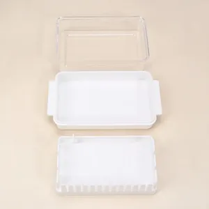 Nuevo Contenedor para Cortar y Almacenar Queso y Mantequilla, Caja para Mantener Frescos Quesos y Mantequillas con Tapa, Caja Hermética para Mantequilla Congelada - Product Image 5