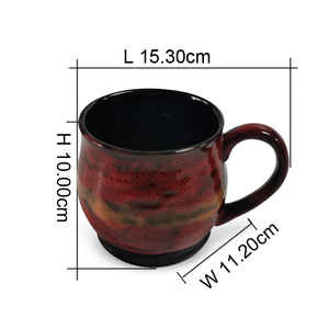 Mug à café en céramique à glaçure réactive disponible en plusieurs couleurs, personnalisation du logo et emballage pris en charge - Product Image 2