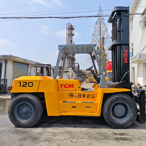 Original Japanese Komatsu/T-o-y-o-t-a/mitsubishi TCM 10/12/15/16/18/20/25 Ton Diesel Used Forklift truck fork position for Sale - Product Image 1