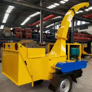 New type of crushing equipment for rough tree branches in gardens
