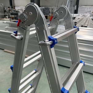 บันไดอลูมิเนียมยืดหดได้อเนกประสงค์ 4*3 4*4 4*5 4*6 ขั้น - Product Image 3