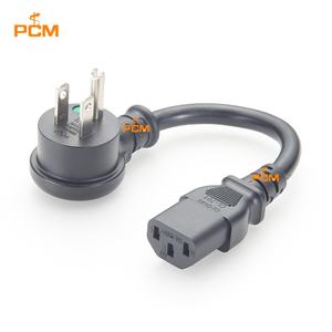 Cable de Alimentación con Conector NEMA5-15P Macho en Ángulo Recto a C13, IEC60320 SJT 16AWG 13A 125V, 10 pies, para Equipos Médicos y Monitores de Hospital - Product Image 4