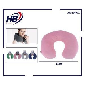 HB Sport U-shaped Travel <b>Pillow</b> 31cm Neck Support Pink - Product Image 3