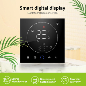 Beca BHT-008 Smart Home <span class=keywords><strong>Wifi</strong></span> Thermostat Programmable <span class=keywords><strong>Chauffe</strong></span>-<span class=keywords><strong>eau</strong></span> au sol Chaudière pour hôtel Design moderne - Product Image 4
