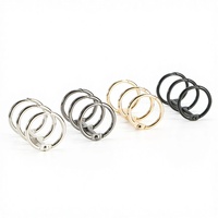 Metall 3-Ring-Binderinge 20mm 30mm Loseblatt-Kalenderringe für DIY Notizbücher & Planer (Silber/Gold Anpassbar)