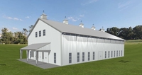 Bâtiments préfabriqués modernes d'église de structure en acier fabriqués en Chine