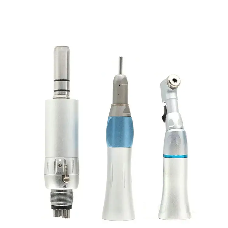 손 조각 모터 Contra 각 똑바른 저속 치과 Handpiece