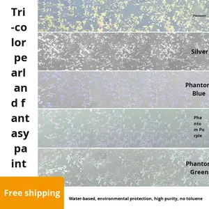 <span class=keywords><strong>Peinture</strong></span> d'art tricolore nacrée à haute brillance, revêtement de mur intérieur - Product Image 5