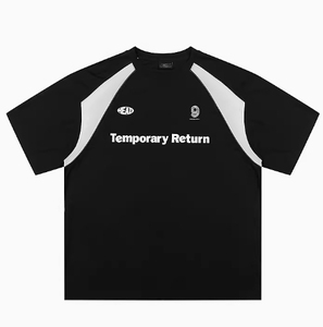 T-shirt da <span class=keywords><strong>Uomo</strong></span> Personalizzata in Cotone Pesante Oversize Stile Streetwear alla <span class=keywords><strong>Moda</strong></span> con Collo Tondo e Maniche Corte Hip-Hop - Product Image 1