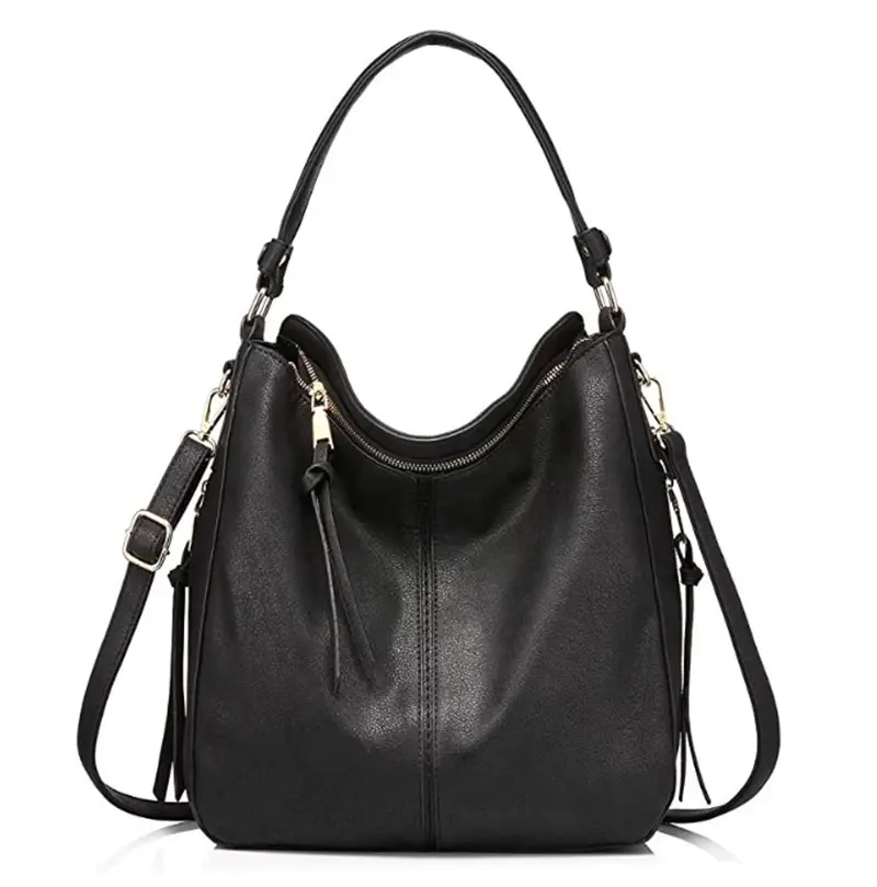 Fashion Ladies Bag PU Leather Women Purses Handbags bucket bag Hobo Bag