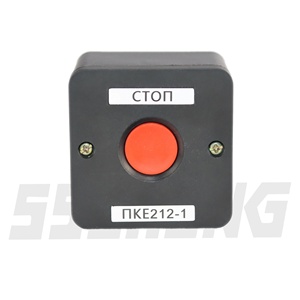Interruptor de Botón Eléctrico Serie PKE SSSHENG, Interruptor de Caja PKE-<span class=keywords><strong>112</strong></span>-1, Botón de Hongo Rojo IP40 sin Base - Product Image 1