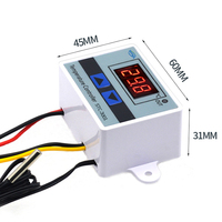 Contrôleur de température numérique à micro-ordinateur XH-W3001 pour incubateur, thermostat de refroidissement et de chauffage