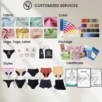 Leeyi OEM femmes période sous-vêtements menstruels absorbant rapide absorption imperméable Culotte 4 couches Menstruelle femmes période culotte