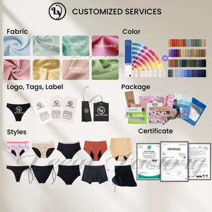 Leeyi OEM femmes période sous-vêtements menstruels absorbant rapide absorption imperméable Culotte 4 couches Menstruelle femmes période culotte - Product Image 5