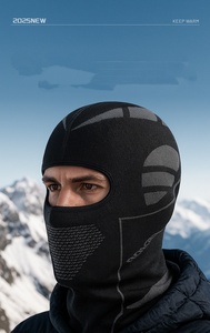 Gorro de Punto Transpirable, Cubre Casco de Esquí, Protección para los Oídos, Tres en Uno, Máscara Facial Antifrío, Anticongelante - Product Image 3