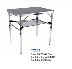 Panca da campeggio vendita calda portatile Mini pieghevole Junket alluminio valigia da esterno pieghevole <span class=keywords><strong>tavolo</strong></span> da Picnic - Product Image 2
