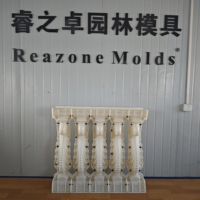Moldes de Plástico ABS para Columnas Decorativas de Hipocampo, Resistentes y Duraderos, para Fundición Personalizada de Balaustradas de Hormigón para Exteriores Reazone