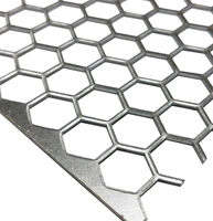 Vente chaude : Tôle perforée hexagonale, panneau perforé en acier inoxydable et aluminium à micro-trous pour filtration industrielle