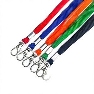 Customizable Polyester Lanyard for Work Cards Exhibition Certificates & Promotional Gifts-Silk Screen Printed Brand Badges