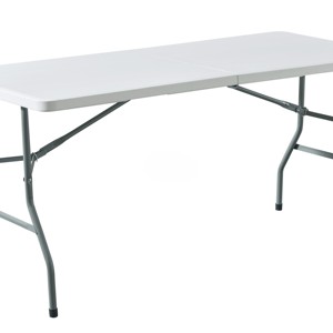 <b>Portable</b> Plastic Foldable Rectangular <b>Table</b> Wedding Banquet Hall Hotel Outdoor <b>Picnic</b> <b>Table</b> - Product Image 4
