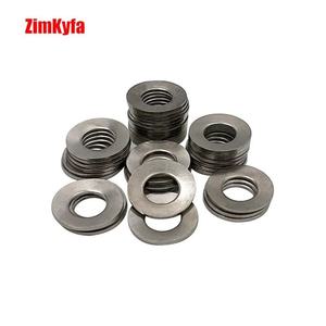 Entretoises plates Belleville en acier inoxydable OD16mm ID8.2mm Épaisseur 0.9mm 0.1/0.2/0.3mm pour outils pneumatiques OEM - Product Image 6