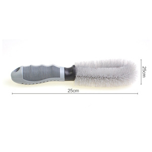 Car Tire <b>Brush</b> 7x25Cm Steel Wire Bristle <b>For</b> Car Wash <b>Cleaning</b> - Product Image 3