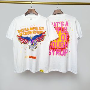 เสื้อผ้าผู้ชายคุณภาพสูงมาใหม่ เสื้อยืดพิมพ์ลายลำลองทรงหลวมขนาดใหญ่พิเศษ "THAT'S A AWFUL LOT OF COUPH SYRUP" - Product Image 2