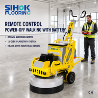 Machine à meuler et polir les sols en béton SIHOK, télécommandée, 850 mm, pour sols en époxy
